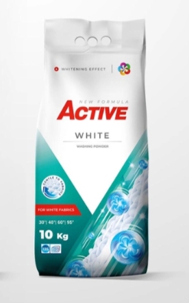 Пральний порошок для білих тканин ACTIVE 10кг